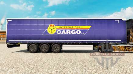 Skin PKS International Cargo S. A. on the trailer for Euro Truck Simulator 2