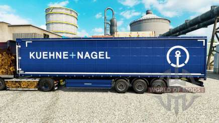 Skin Kuehne Nagel for semi-trailers for Euro Truck Simulator 2