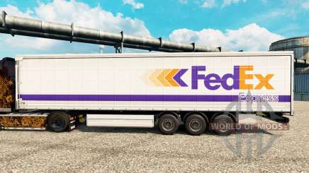 FedEx Express skin for trailers for Euro Truck Simulator 2