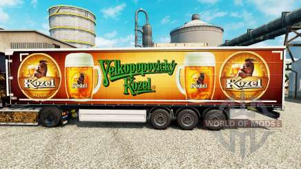 Skin Velkopopovicky Kozel for trailers for Euro Truck Simulator 2