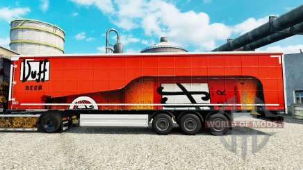 Skin Duff on semi for Euro Truck Simulator 2