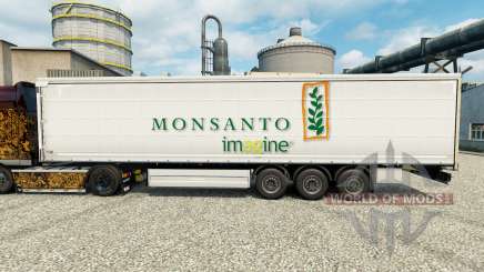 Skin Monsanto imagine on semi for Euro Truck Simulator 2