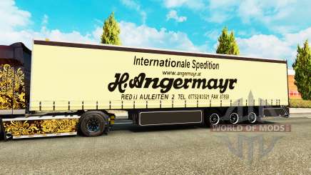 Curtain semi-trailer Vogelzang Angermayr for Euro Truck Simulator 2