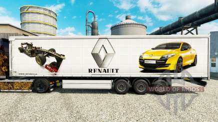 Skin Renault F1 Team for the semi for Euro Truck Simulator 2