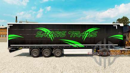 Skin Sachs Trans on a curtain semi-trailer for Euro Truck Simulator 2