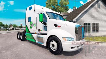 Skin DFS truck tractor Peterbilt 387 for American Truck Simulator