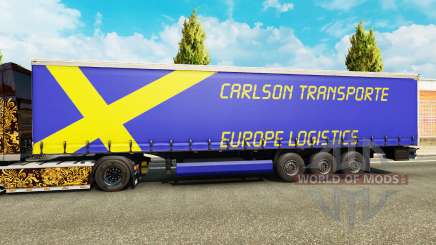 Carlson Transporte skin for trailers for Euro Truck Simulator 2