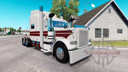 The White Knight skin for the truck Peterbilt 389 for American Truck Simulator