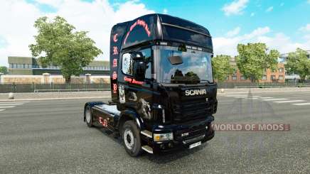 Skin Crasy Trans Logistic v2.0 truck Scania for Euro Truck Simulator 2