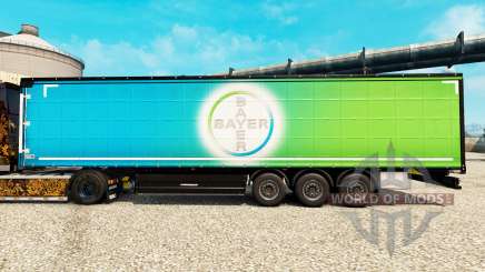 Skin Bayer for semi-trailers for Euro Truck Simulator 2