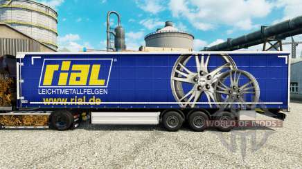 Skin Rial to trailers for Euro Truck Simulator 2