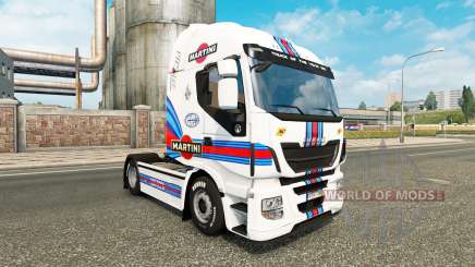 Martini Racing skin for Iveco tractor unit for Euro Truck Simulator 2