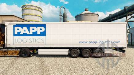 Skin Papp Logistics for trailers for Euro Truck Simulator 2