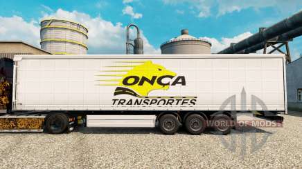 Onca Transportes skin for trailers for Euro Truck Simulator 2