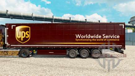 Skin United Parcel Service for trailers for Euro Truck Simulator 2