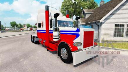Ferrero Kinderriegel skin for the truck Peterbilt 389 for American Truck Simulator