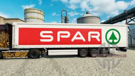 Skin SPAR for trailers for Euro Truck Simulator 2