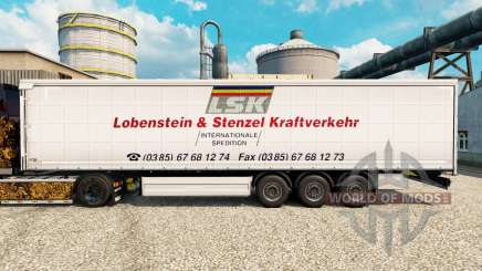 Skin LSK to trailers for Euro Truck Simulator 2