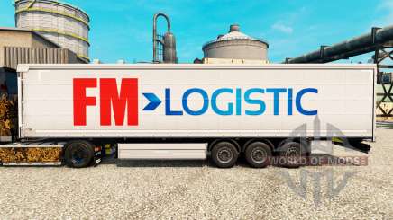 Skin FM Logistic in the semi for Euro Truck Simulator 2