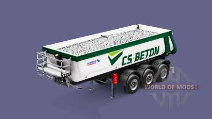 Semi-trailer tipper Schmitz Cargobull CS-BETON for Euro Truck Simulator 2