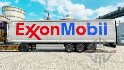 Exxon Mobil skin for trailers for Euro Truck Simulator 2