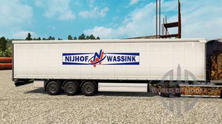 Skin Nijhof Wassink on semi for Euro Truck Simulator 2