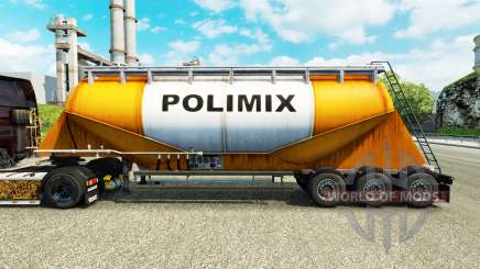 Skin Polimix cement semi-trailer for Euro Truck Simulator 2