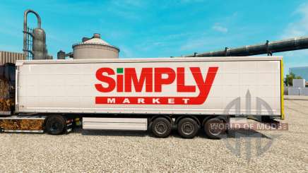 Skin Simply Market for trailers for Euro Truck Simulator 2