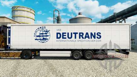 Skin on semi Deutrans for Euro Truck Simulator 2