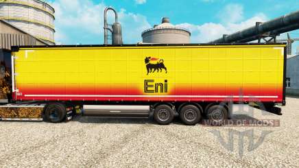 Skin Eni for trailers for Euro Truck Simulator 2