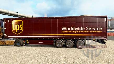 Skin UPS for trailers for Euro Truck Simulator 2