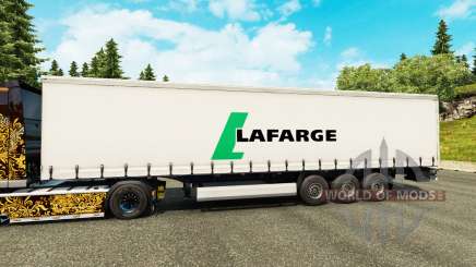 Lafarge skin for trailers for Euro Truck Simulator 2