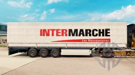 Intermarche skin for trailers for Euro Truck Simulator 2