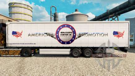 Skin American Truck Promotion for trailers for Euro Truck Simulator 2