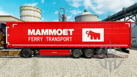 Mammoet skin for trailers for Euro Truck Simulator 2