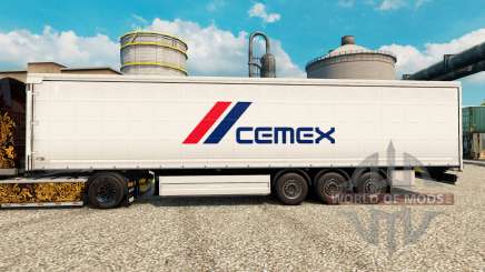 Skin Cemex to trailers for Euro Truck Simulator 2