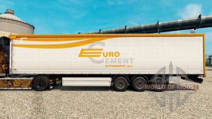 Skin EUROCEMENT to trailers for Euro Truck Simulator 2