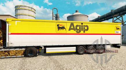 Skin Agip for trailers for Euro Truck Simulator 2