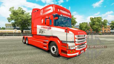 Skin S. Verbeek & ZN. for truck Scania T for Euro Truck Simulator 2