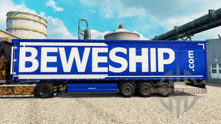 Beweship skin for trailers for Euro Truck Simulator 2