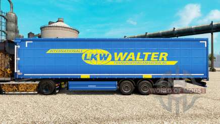 LKW WALTER skin for trailers for Euro Truck Simulator 2