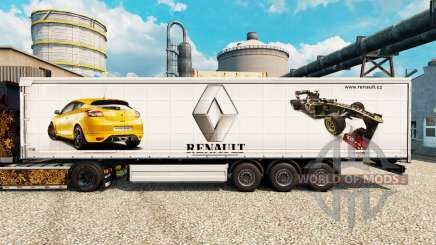 Skin Renault F1 Team v2 on semi for Euro Truck Simulator 2