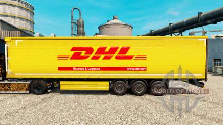 Skin DHL for trailers for Euro Truck Simulator 2