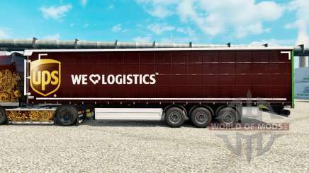 Skin UPS Inc. on semi for Euro Truck Simulator 2