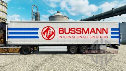 Skin on semi Bussmann for Euro Truck Simulator 2