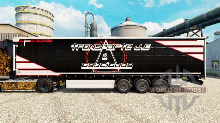 Skin Transporte J. C & Asociados for trailers for Euro Truck Simulator 2