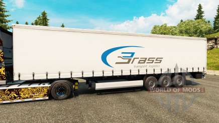 Skin Brass Transport Logistics for trailers for Euro Truck Simulator 2