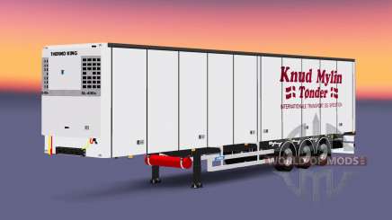 The semitrailer-the refrigerator Knuy Mylin Narko for Euro Truck Simulator 2