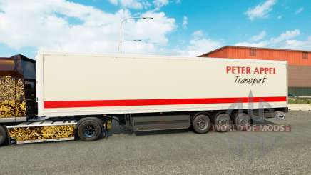 Peter Appel skin for trailers for Euro Truck Simulator 2