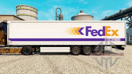 FedEx skin for trailers for Euro Truck Simulator 2